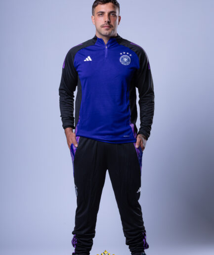 Conjunto Agasalho Alemanha Treino 24/25 Roxo - ADIDAS